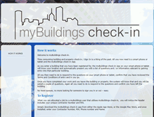 Tablet Screenshot of mybuildingscheckin.com